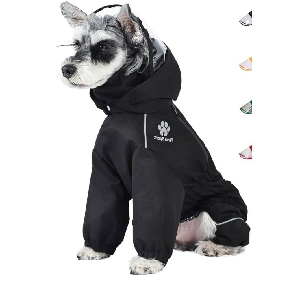 4x 👯‍♀️Host Pick⚡️Pina Dog Raincoat- with minor flaw